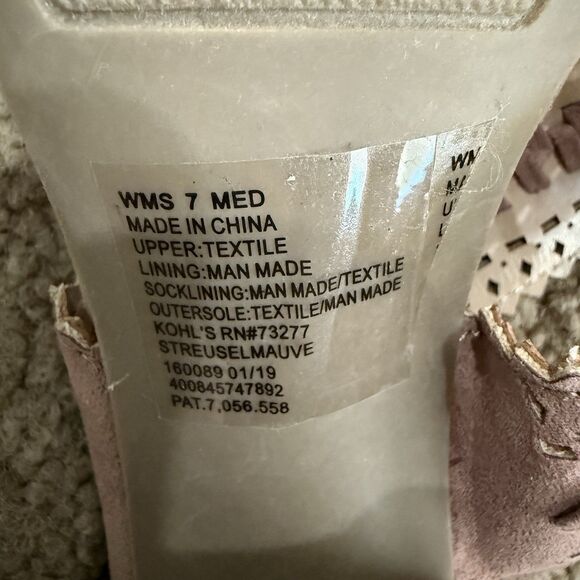 LC Lauren Conrad Womens Streusel Slingback Sandals Pink Braided Cut Out 7 M - Picture 7 of 7